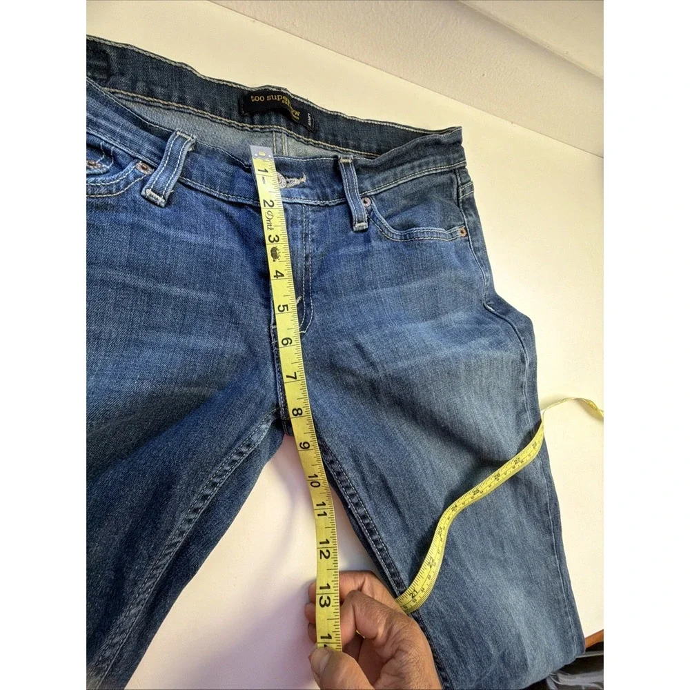 Levi's 524 Too Superlow Womens‎ Bootcut Jeans Blue Size 9M Denim Y2K